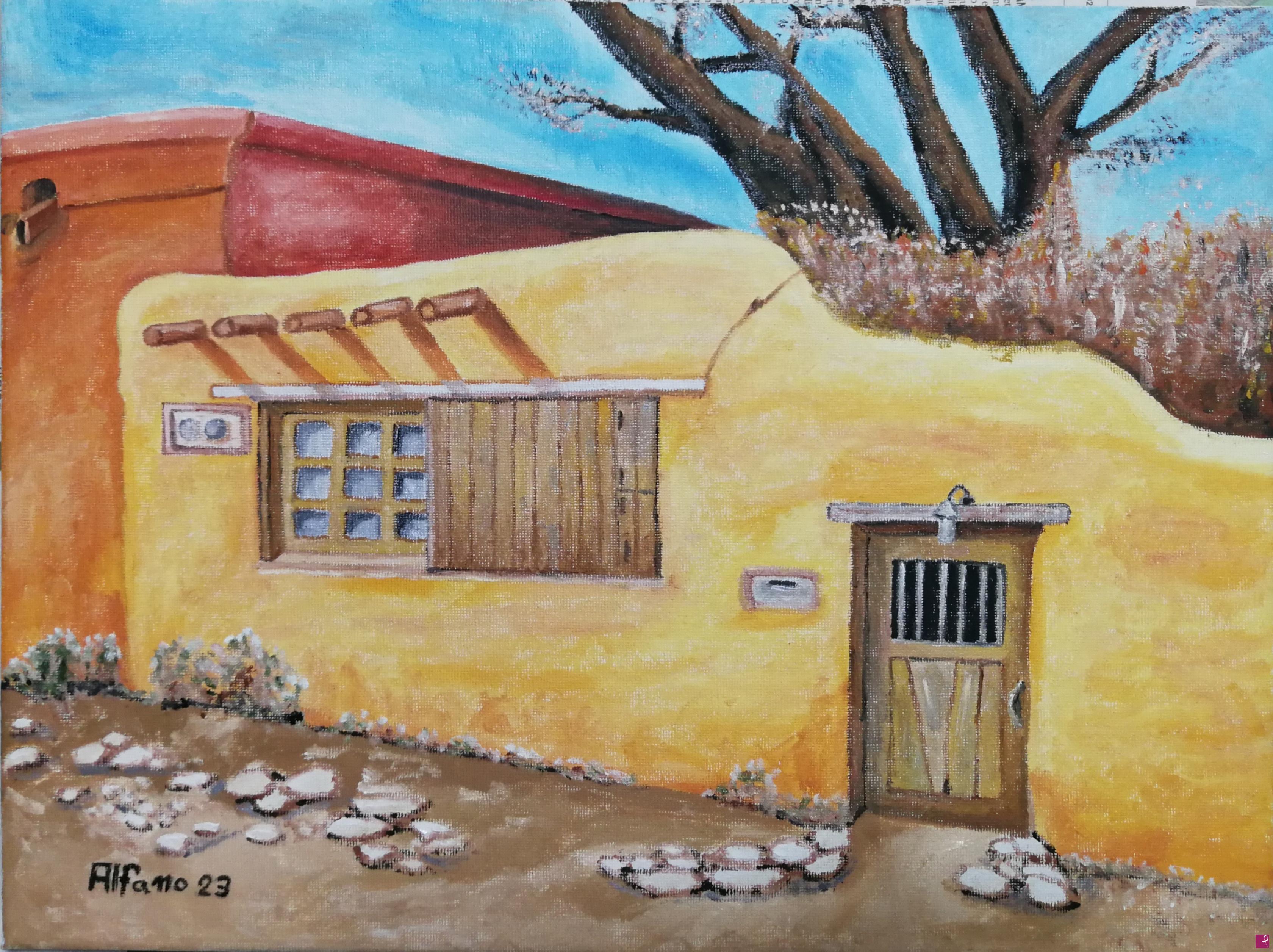 quadri in vendita online - Edificio Adobe Santa Fe