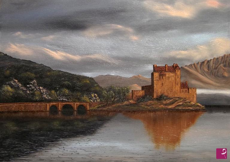 quadri in vendita online - Eilean Donan Castle Scotland