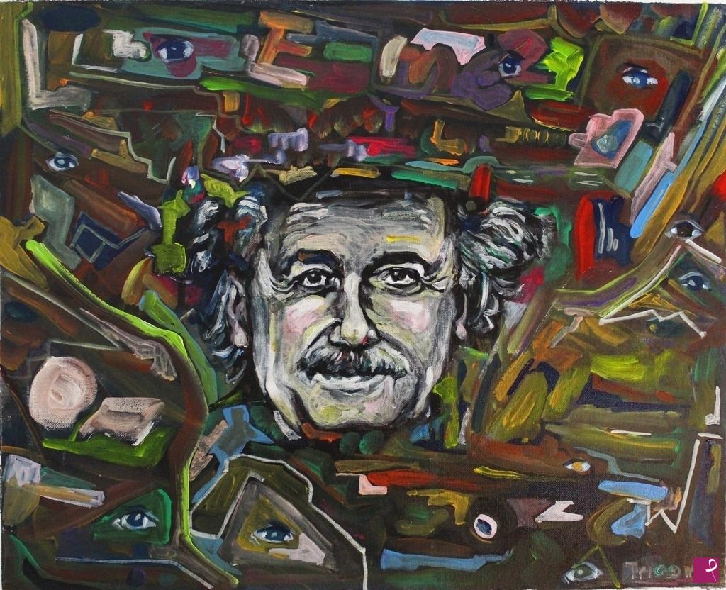 quadri in vendita online - Einstein - La mente e gli occhi - Mind and eyes