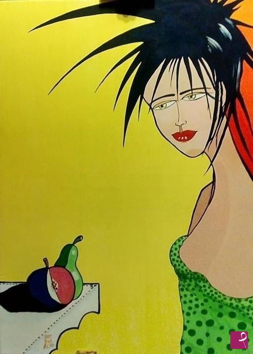 quadri in vendita online - "Electric Woman"