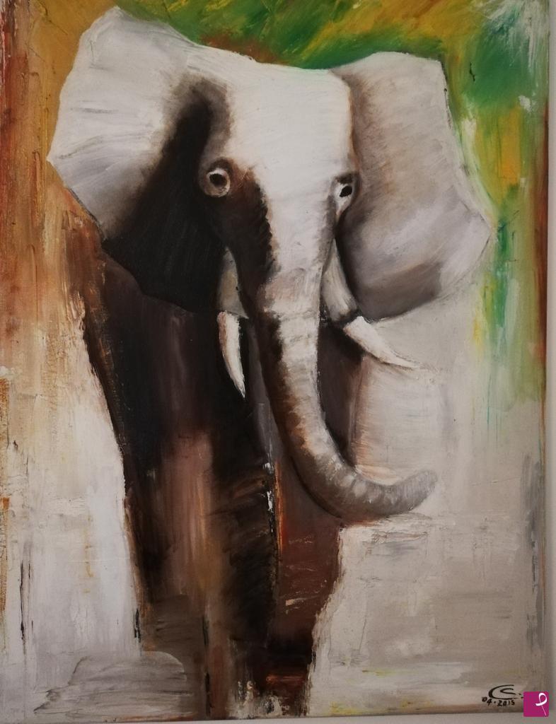 quadri in vendita online - Elefante