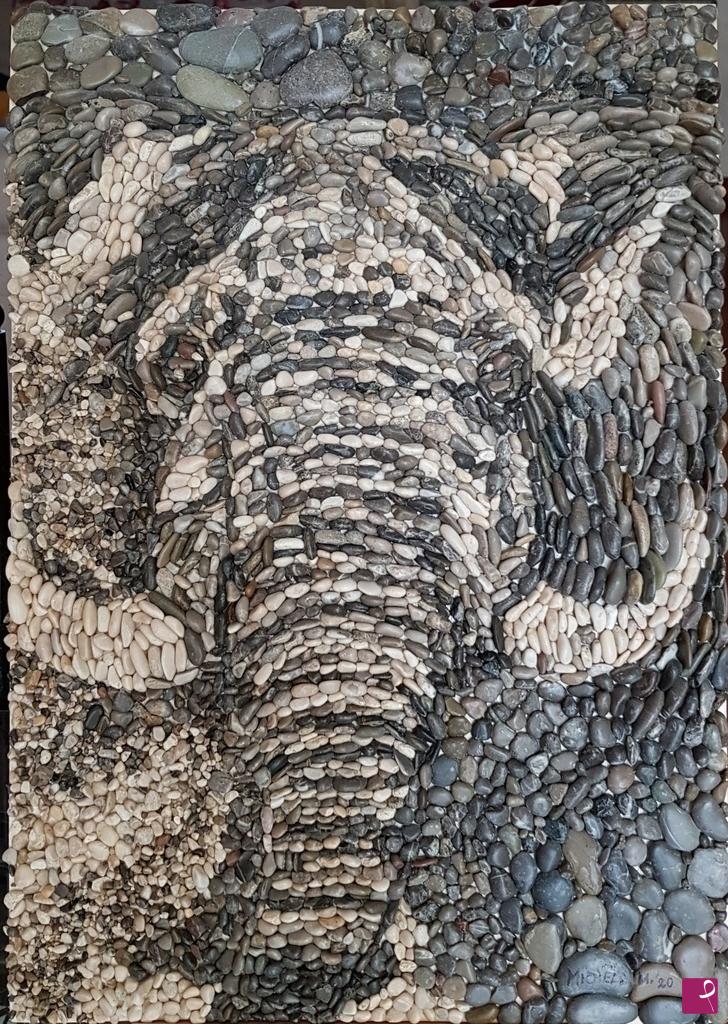 quadri in vendita online - Elefante in penombra 