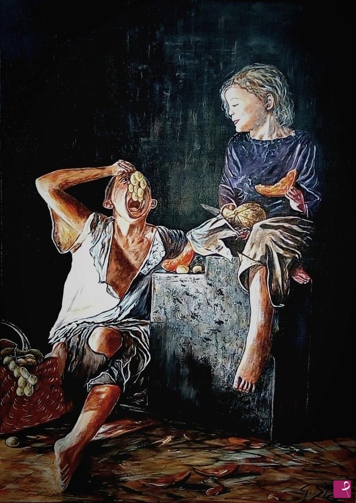 quadri in vendita online - elogio a caravaggio