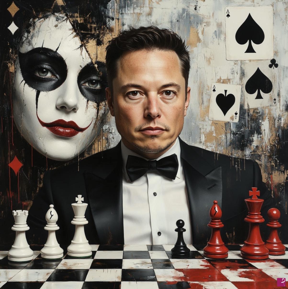 quadri in vendita online - Elon Musk 