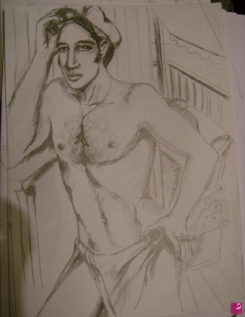 quadri in vendita online - Elvis Aaron Presley marinaio SuperSEXY