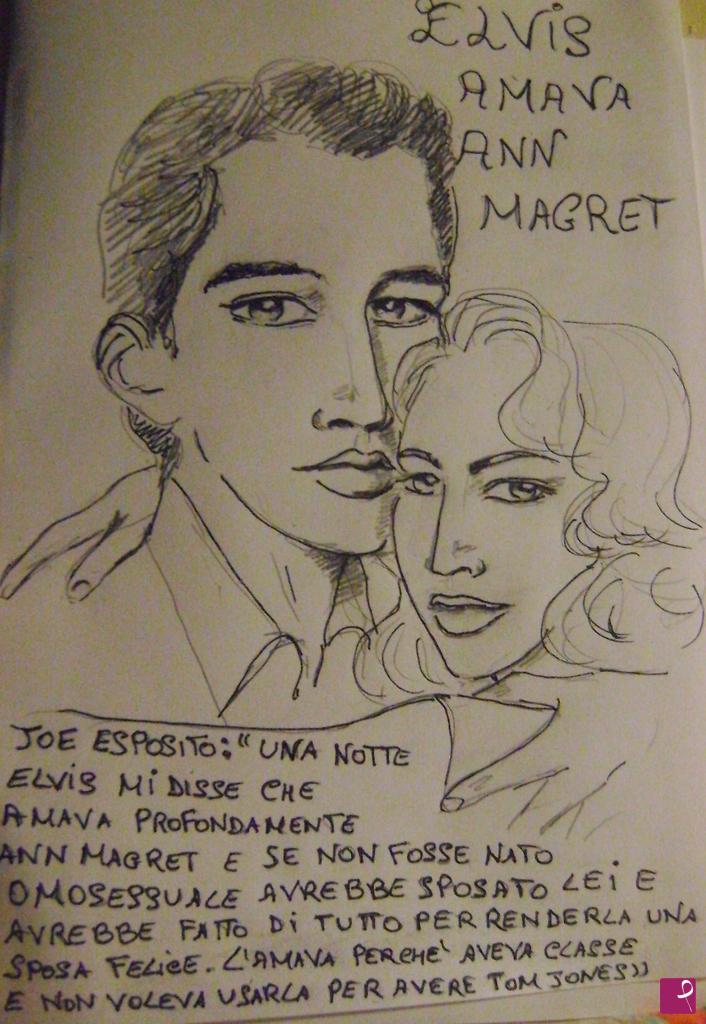 quadri in vendita online - Elvis and Ann Margret