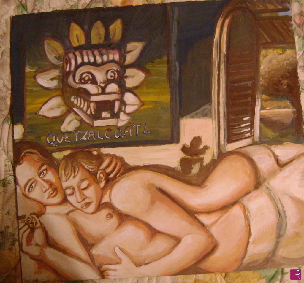 quadri in vendita online - Elvis Presley and Nick Adams were close lovers