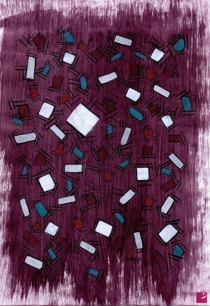 quadri in vendita online - Embers Snow Lake