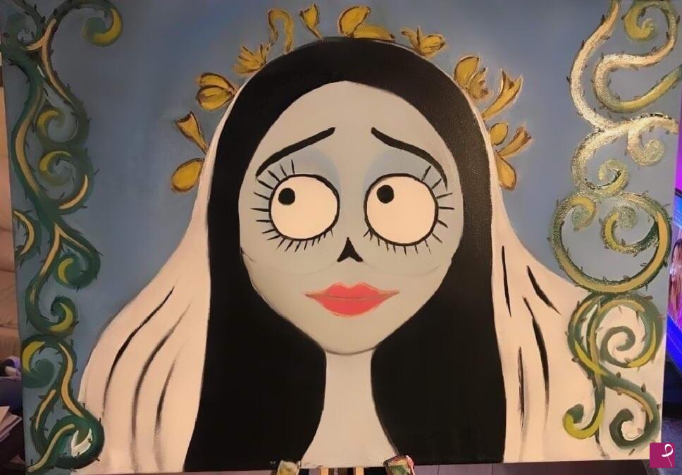 quadri in vendita online - Emily the corpse bride 