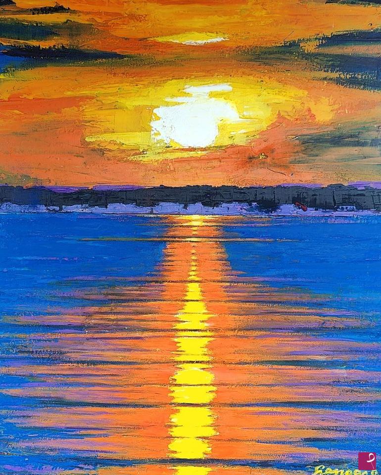 quadri in vendita online - Emozioni al tramonto