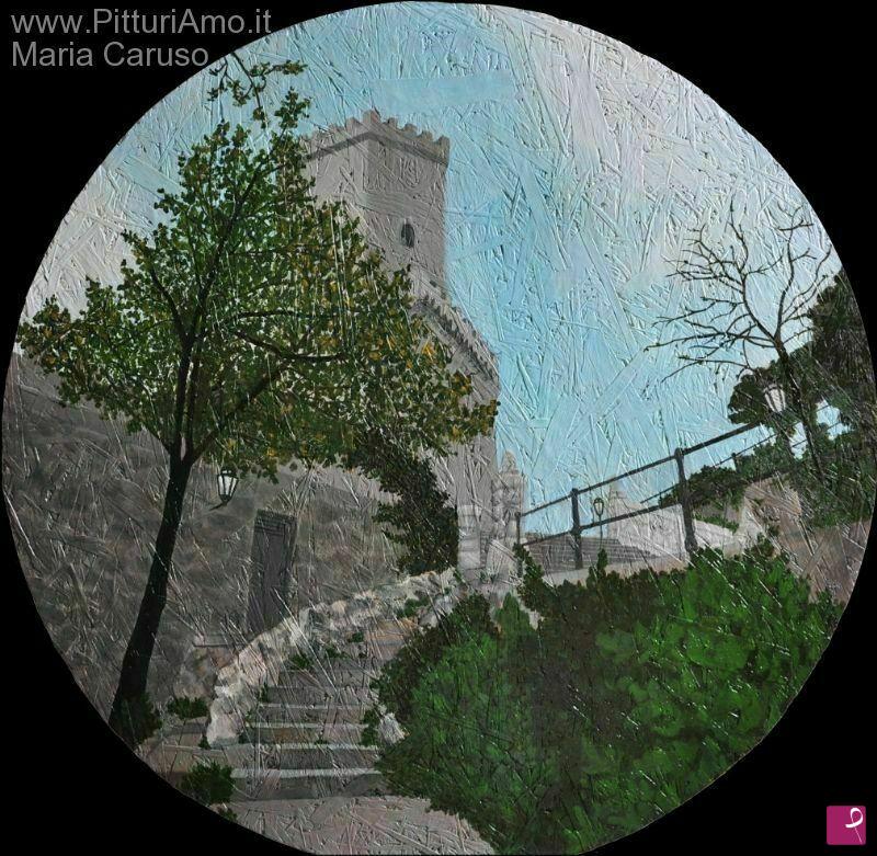 quadri in vendita online - Erice, Torre Pepoli