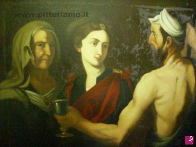 quadri in vendita online - eroe greco