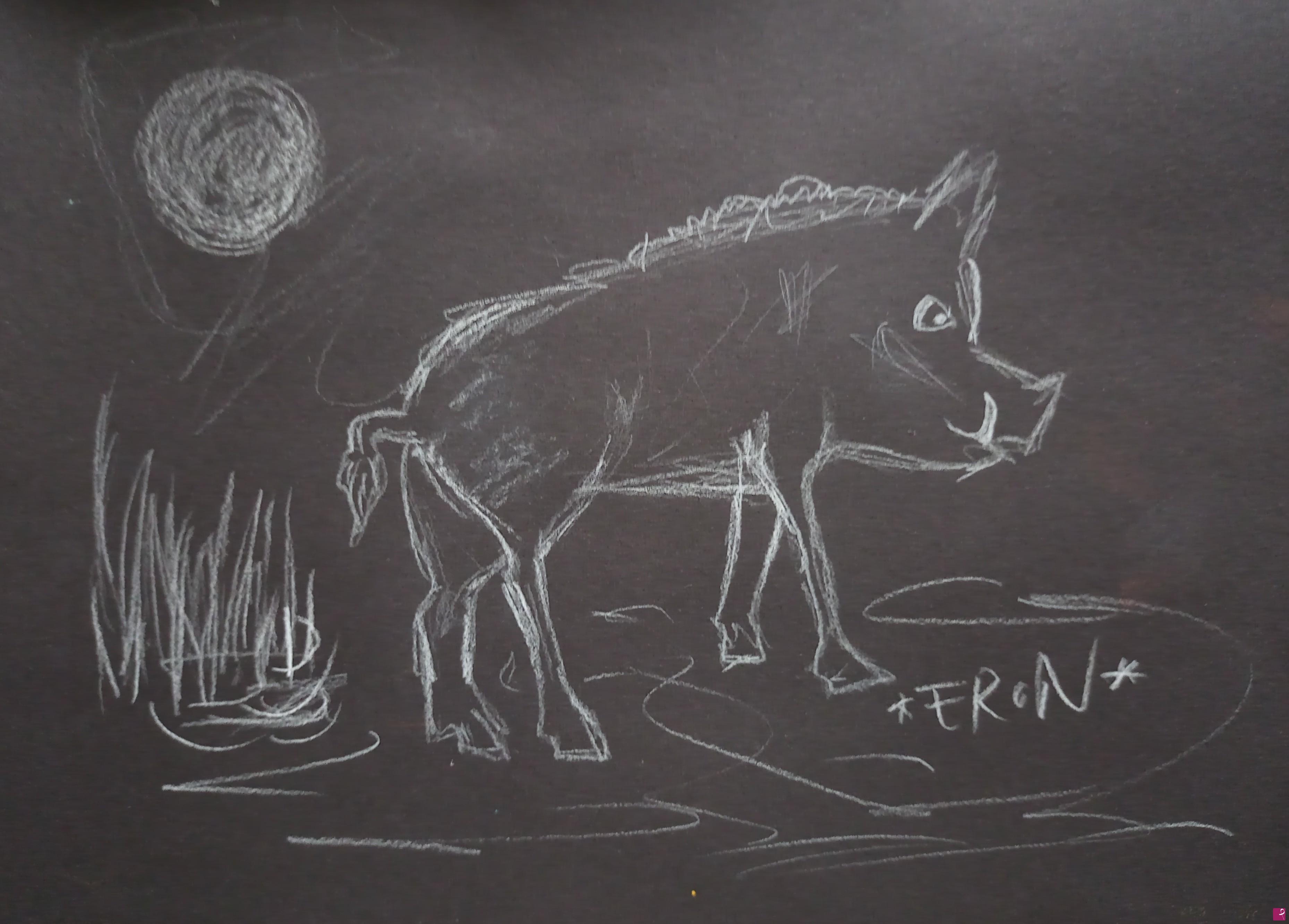 quadri in vendita online - Eron das Wildschwein 