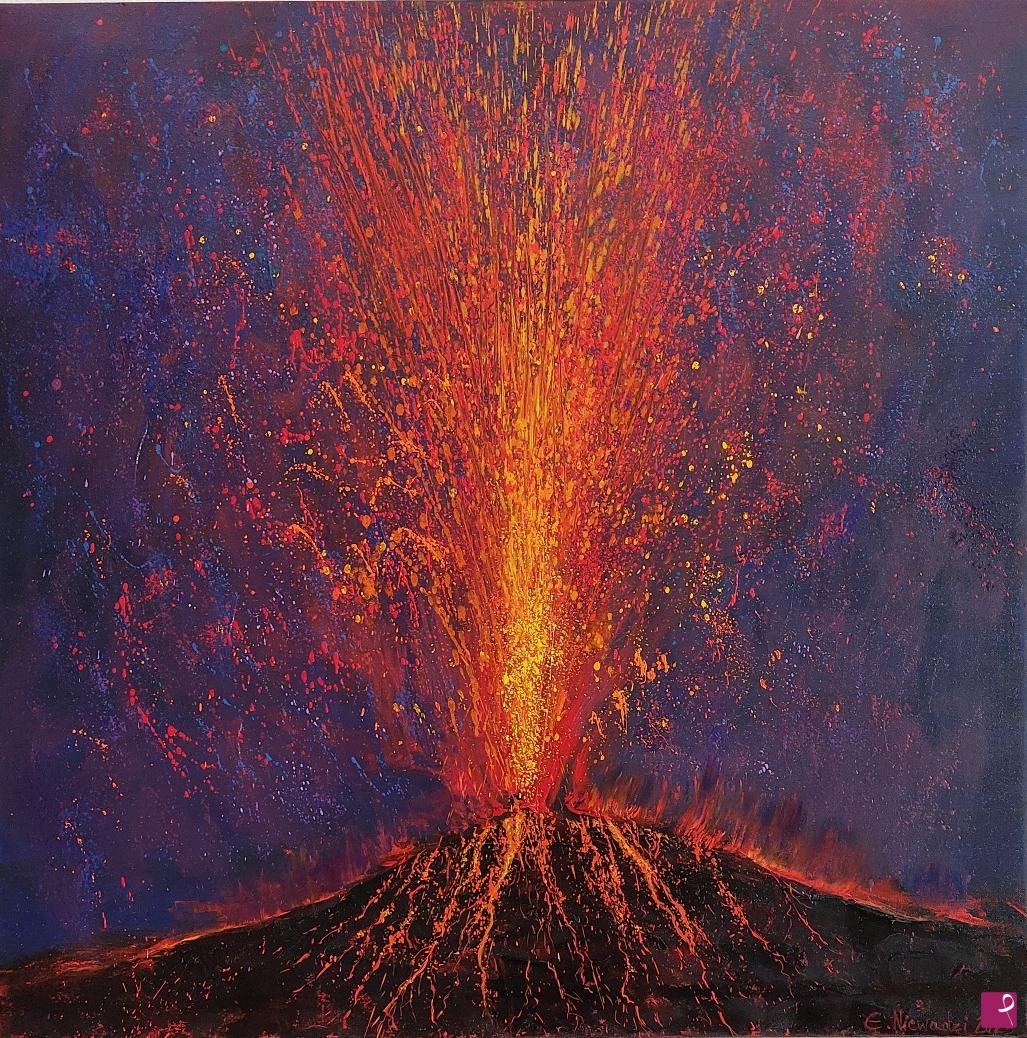 quadri in vendita online -  Eruzione dell'Etna 
