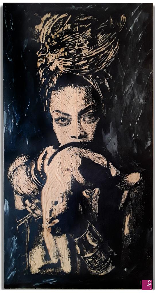 quadri in vendita online - Erykah Badu