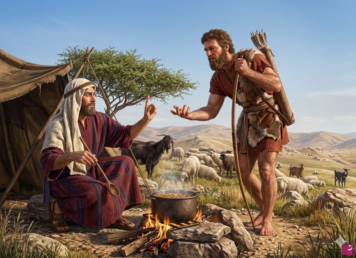 quadri in vendita online - Esau' e Giacobbe 