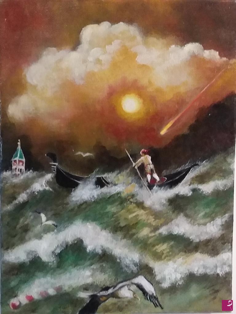 quadri in vendita online - Escape from Venice/ Fuga da Venezia