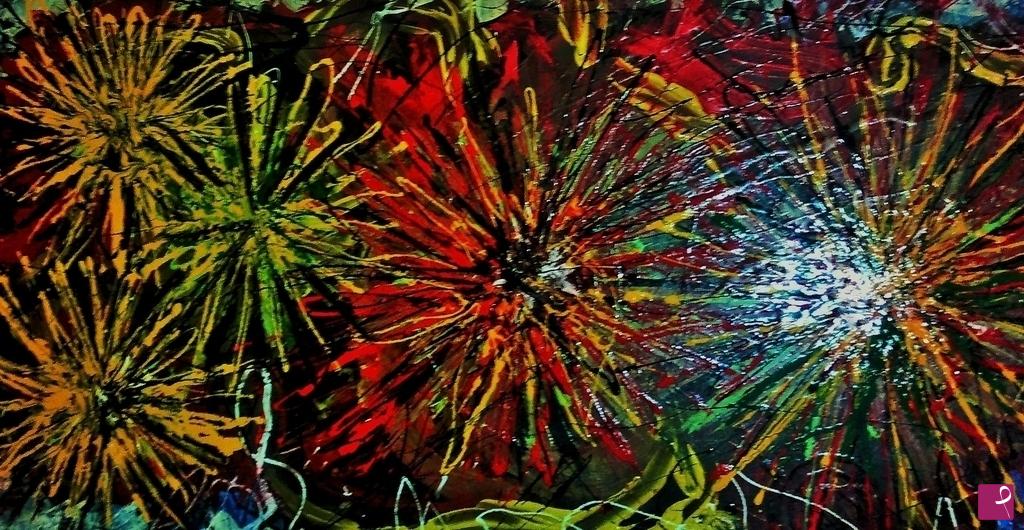 quadri in vendita online - esplosioni d'artificio