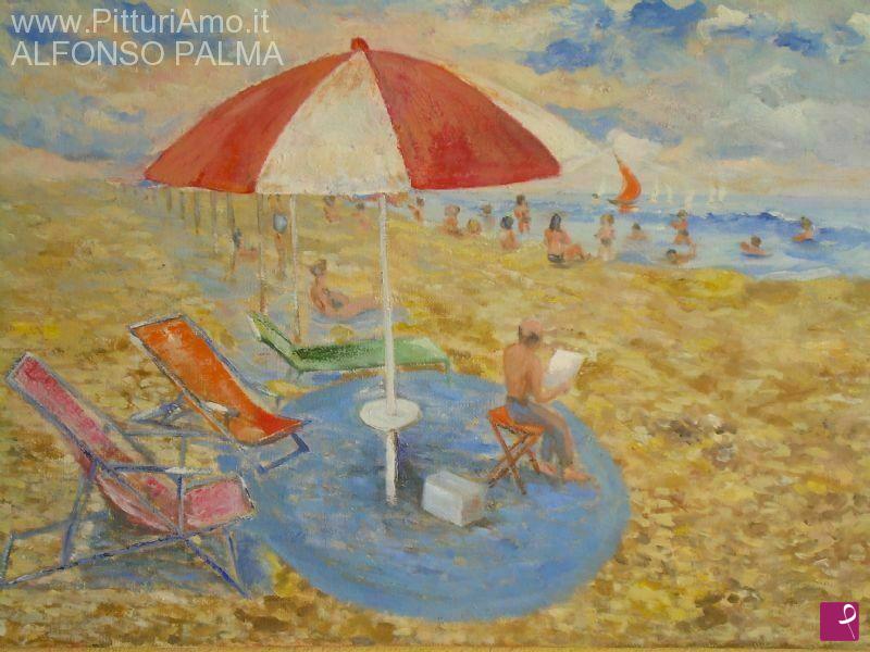 quadri in vendita online - Estate al mare 1993