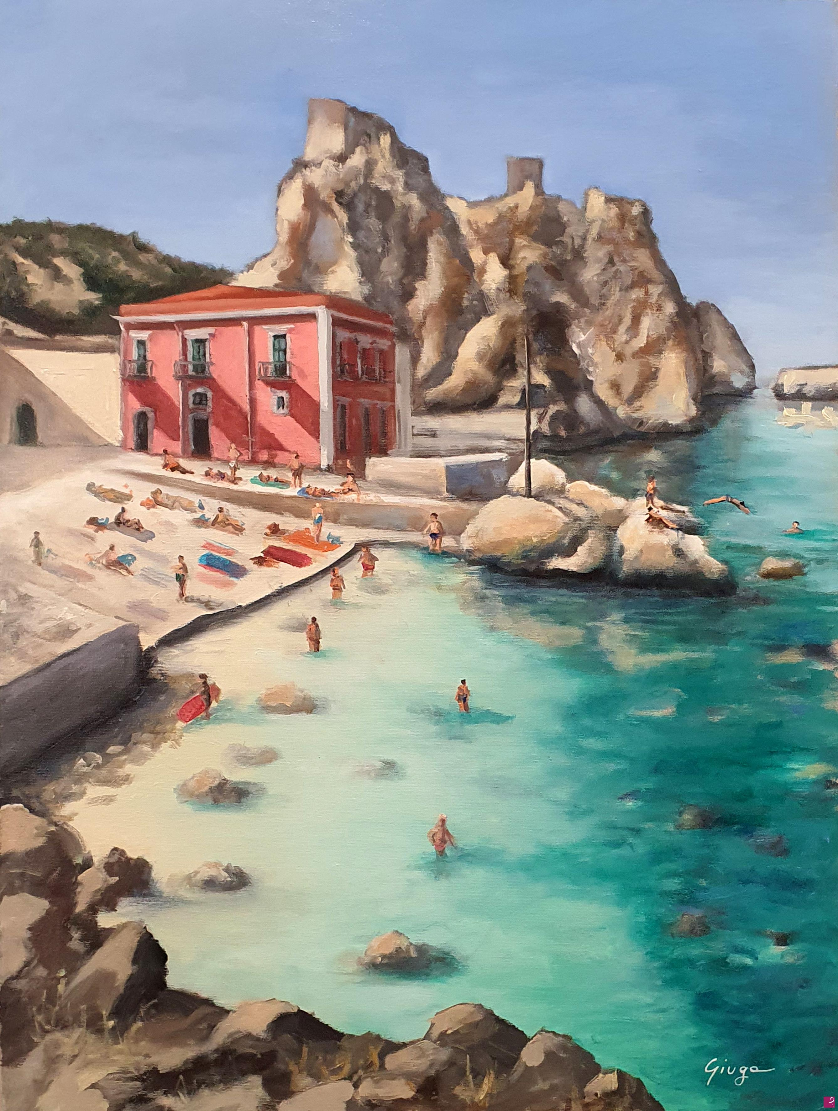 quadri in vendita online - Estate alla tonnara di Scopello