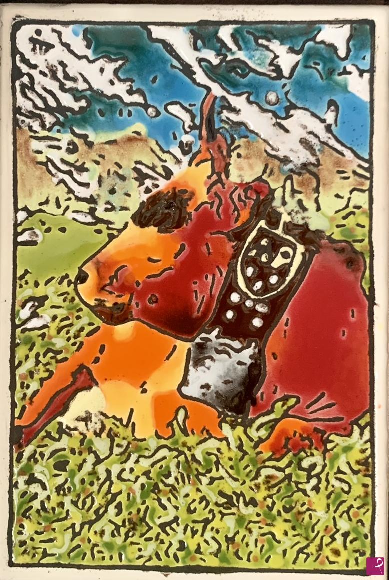 quadri in vendita online - Estate in alpeggio
