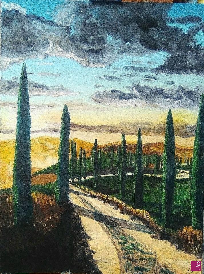 quadri in vendita online - estate toscana