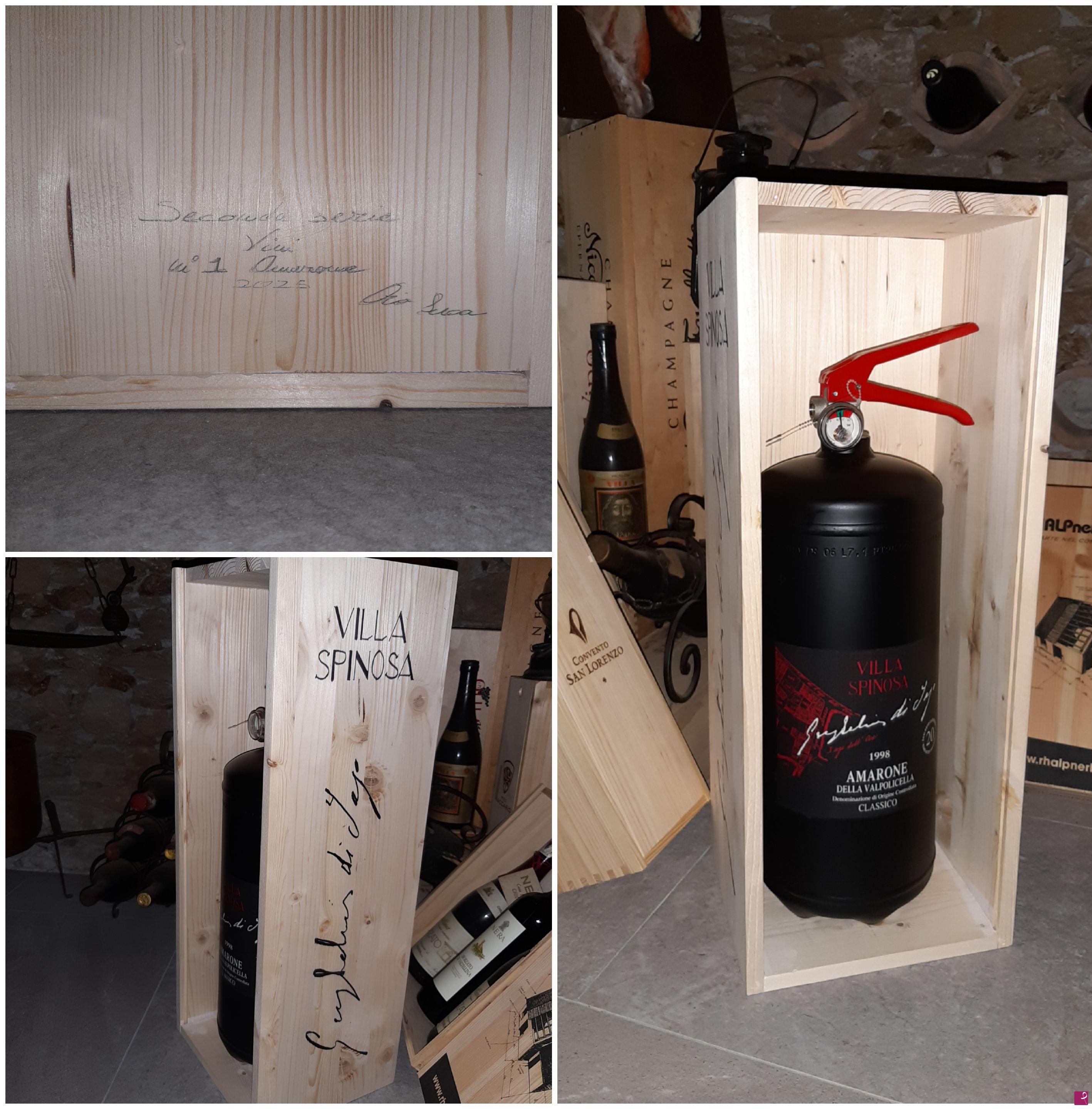 quadri in vendita online - Estintore - serie Vini - n.1 Amarone