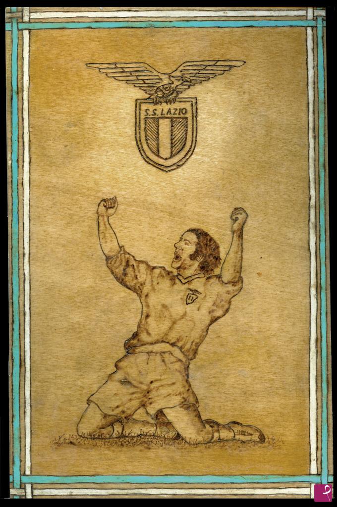 quadri in vendita online - Esultazione di Giorgio Chinaglia