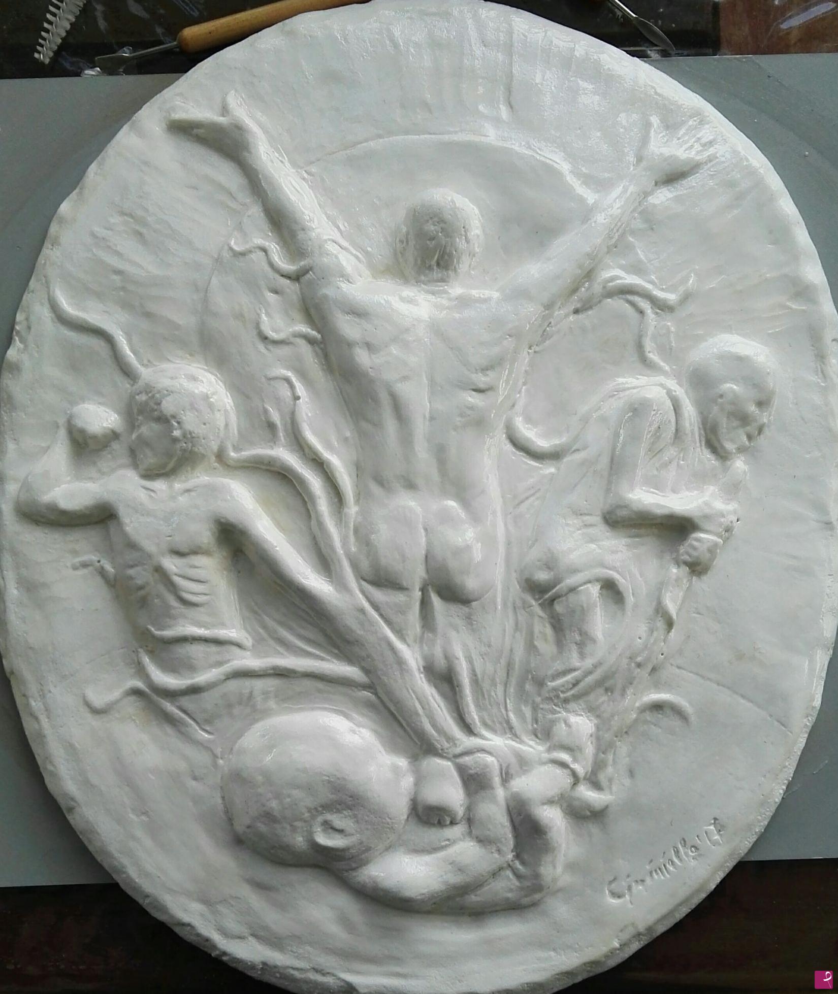 quadri in vendita online - ETERNA FUGA DEL TEMPO (VERSIONE GESSO CERAMICO)