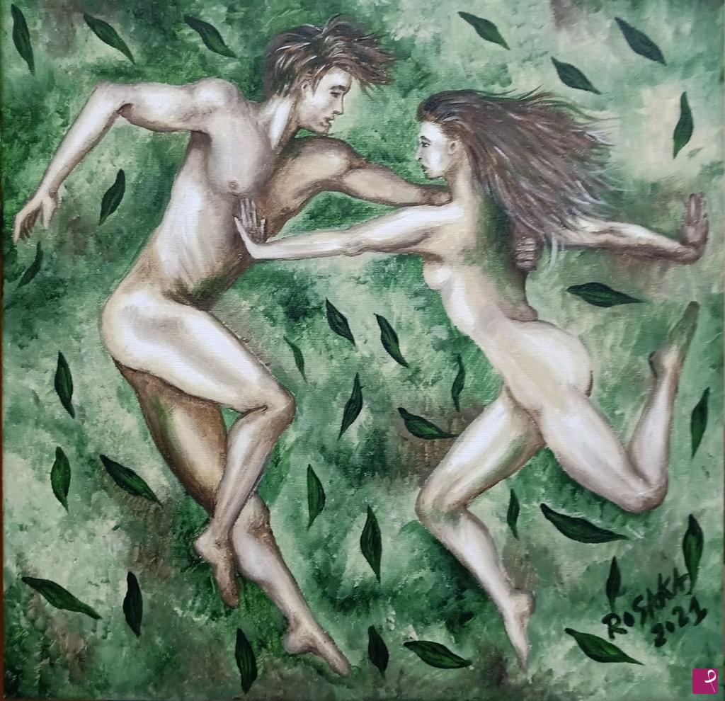 quadri in vendita online - ETERNAL AND YEARNING LOVE A WUTHERING HEIGHTS