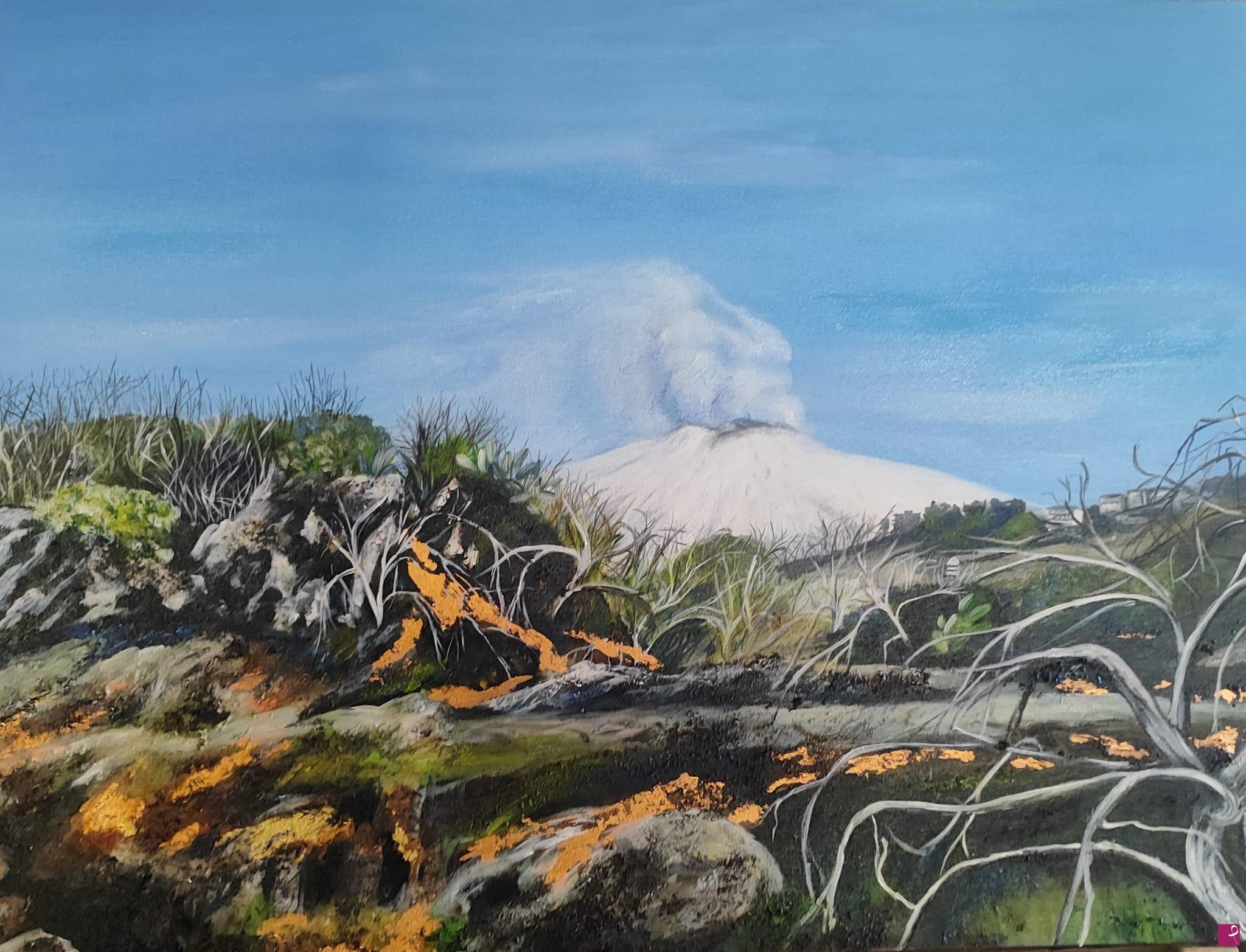 quadri in vendita online - Etna's Witnesses: Bronte 