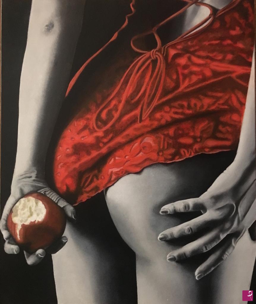 quadri in vendita online - Eva in rosso