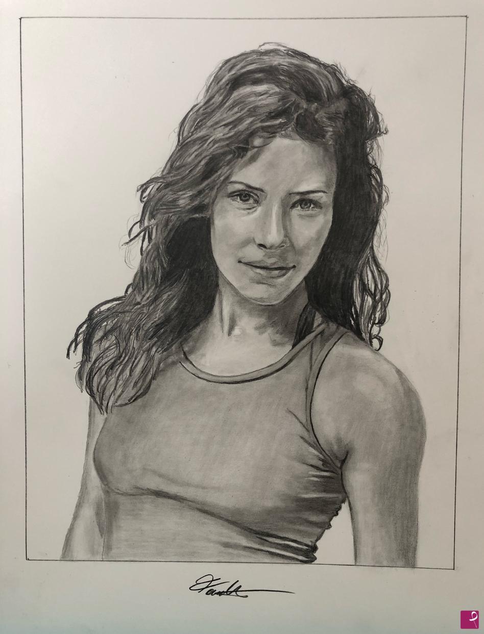 quadri in vendita online - “EVANGELINE LILLY”