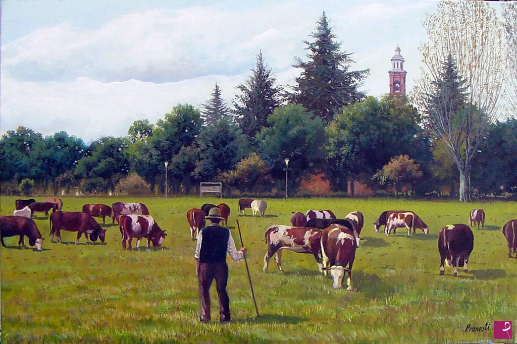 quadri in vendita online - Ex fiera del bestiame di San Giusto Canavese