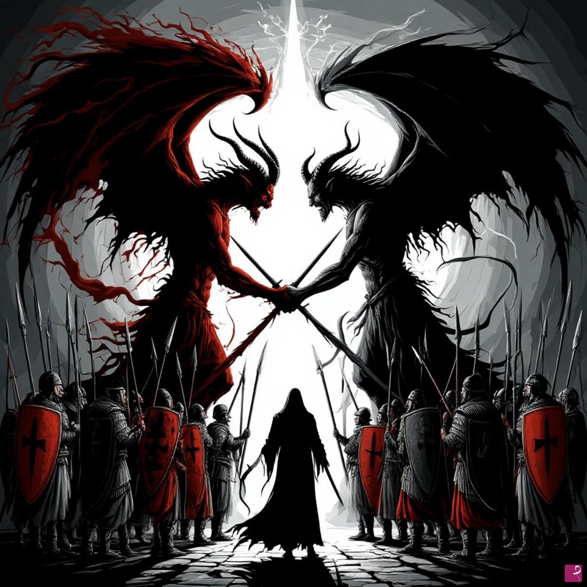 quadri in vendita online - exorcism of the demons from the city