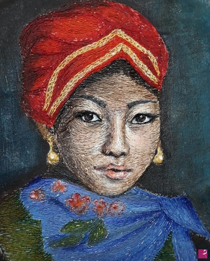 quadri in vendita online - Exotic portrait