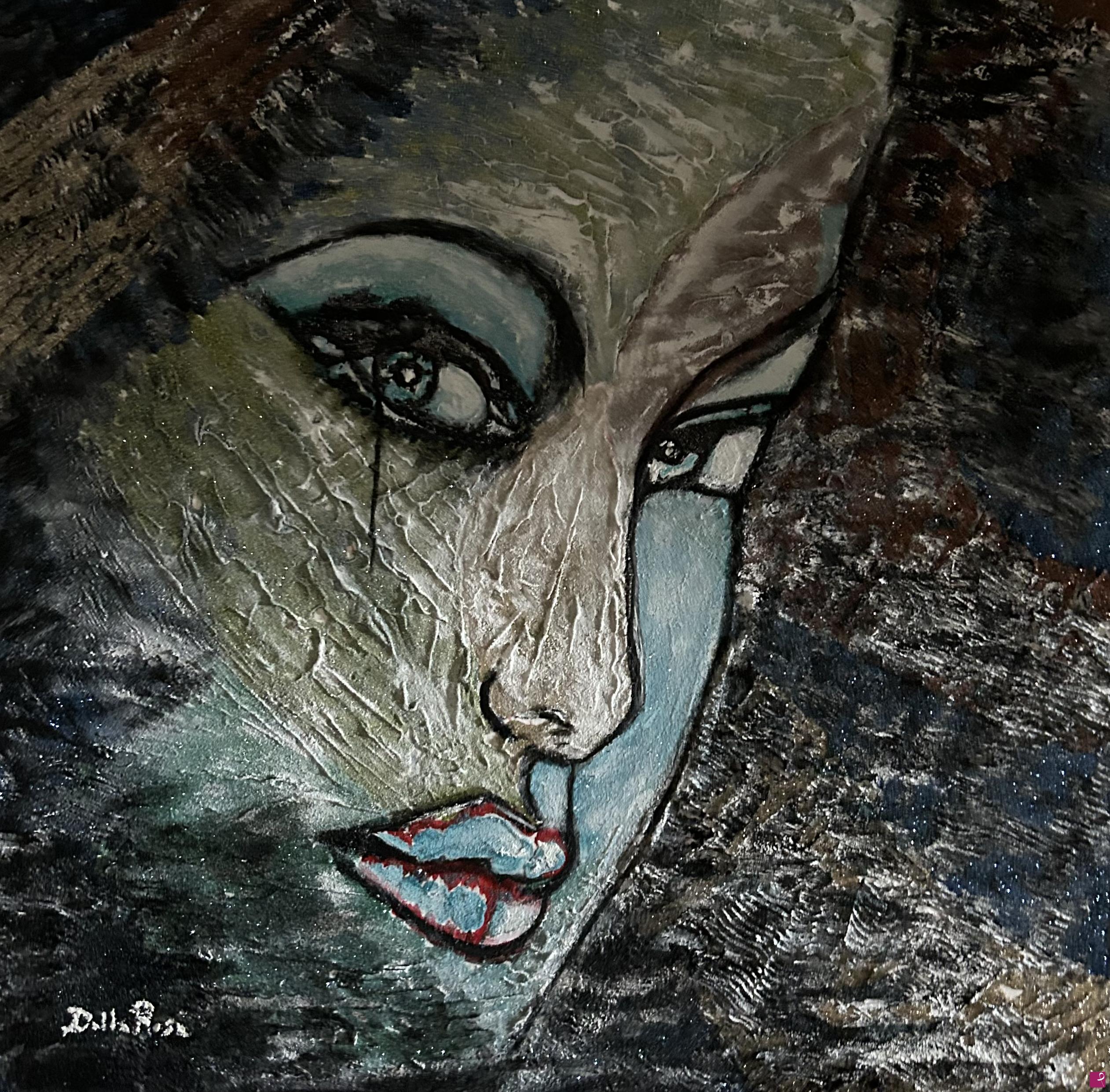 quadri in vendita online - Eyes in the dark 
