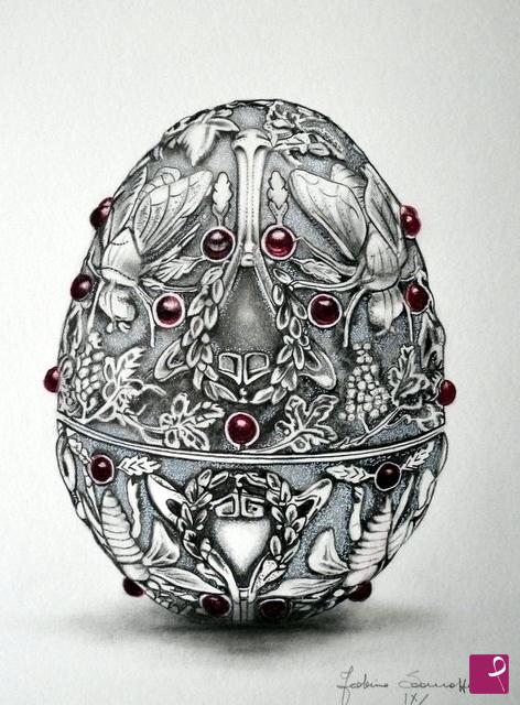 quadri in vendita online - Fabergè Imperial silver eggs 1890/95