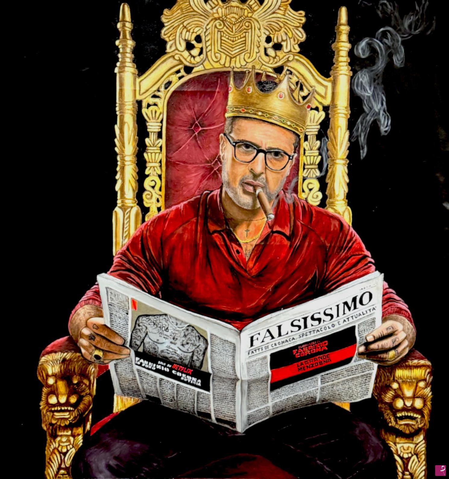 quadri in vendita online - Fabrizio Corona - Il re delle notizie