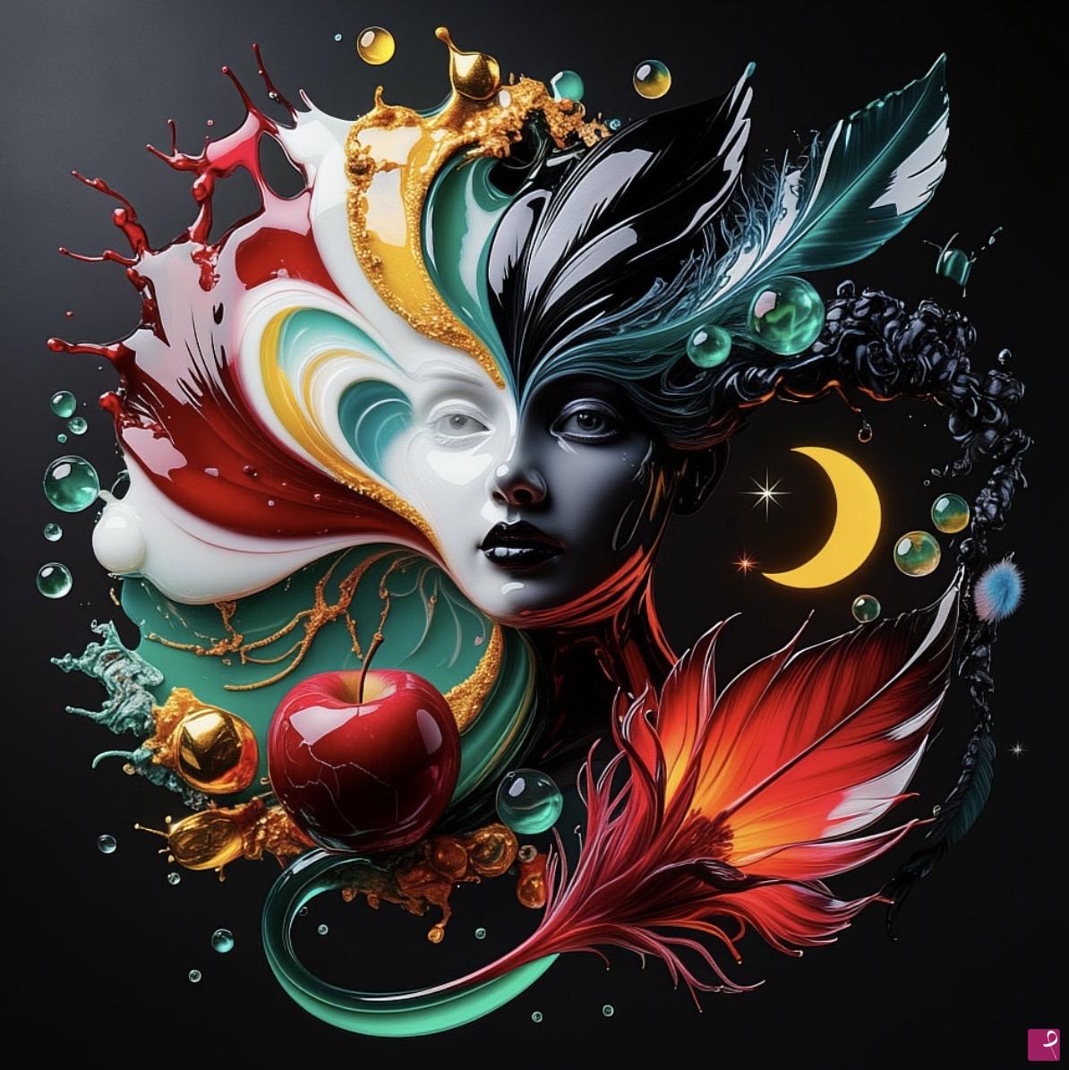 quadri in vendita online - Face woman 