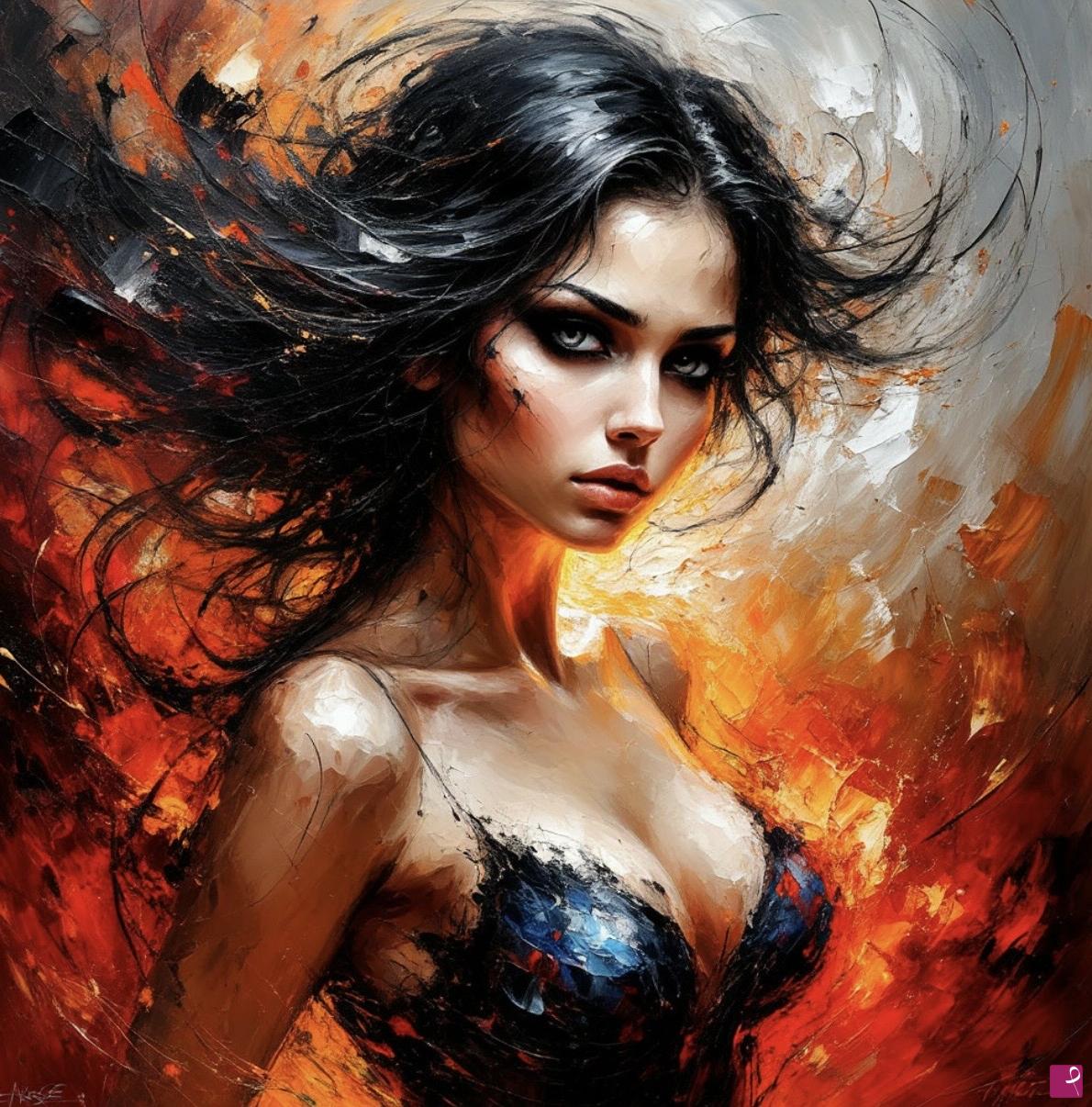 quadri in vendita online - Fairy woman 