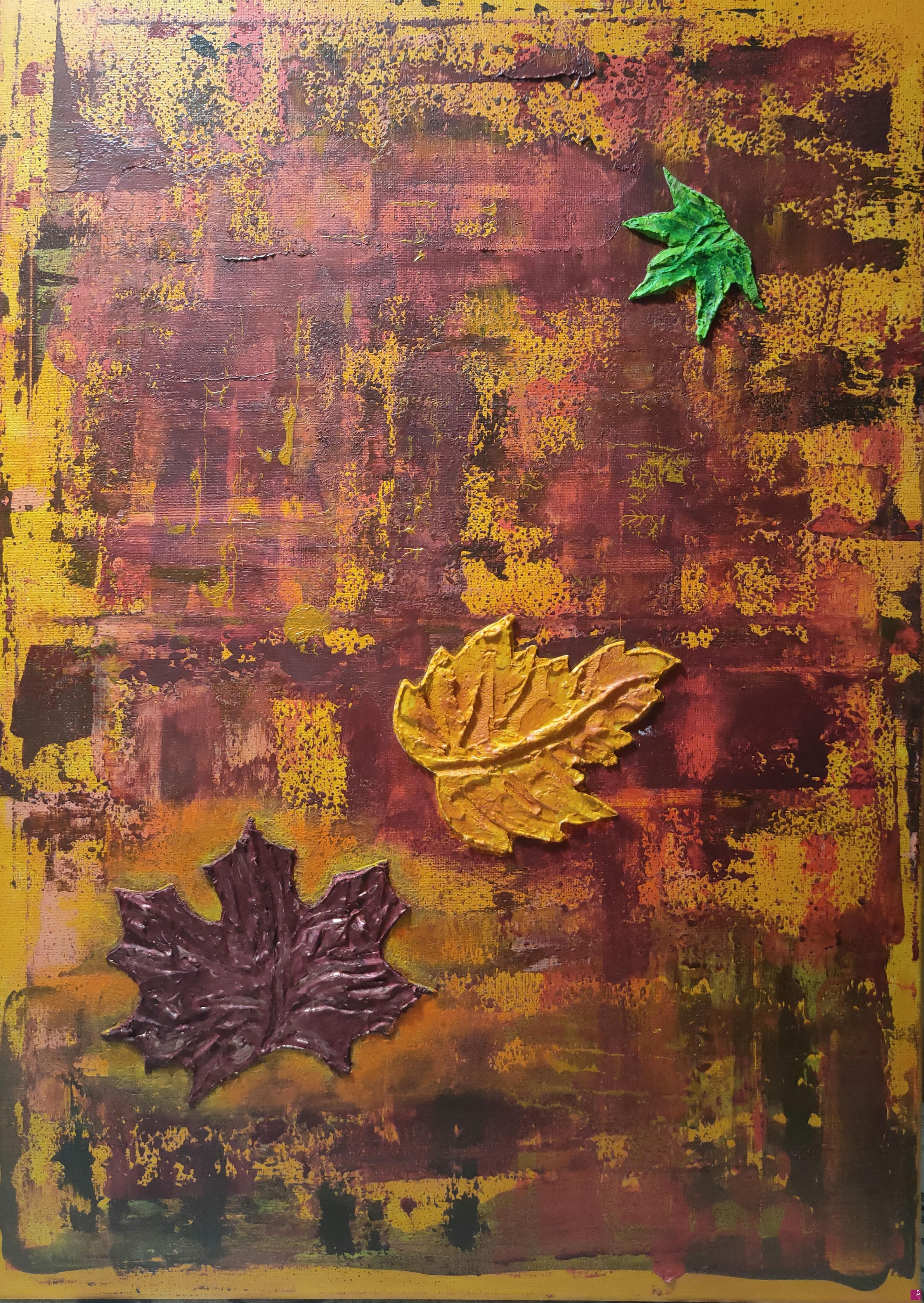 quadri in vendita online - Falling Leaves (Foglie Che Cadono)