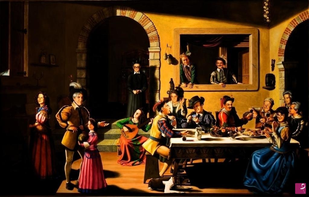 quadri in vendita online - famiglia Salimbene
