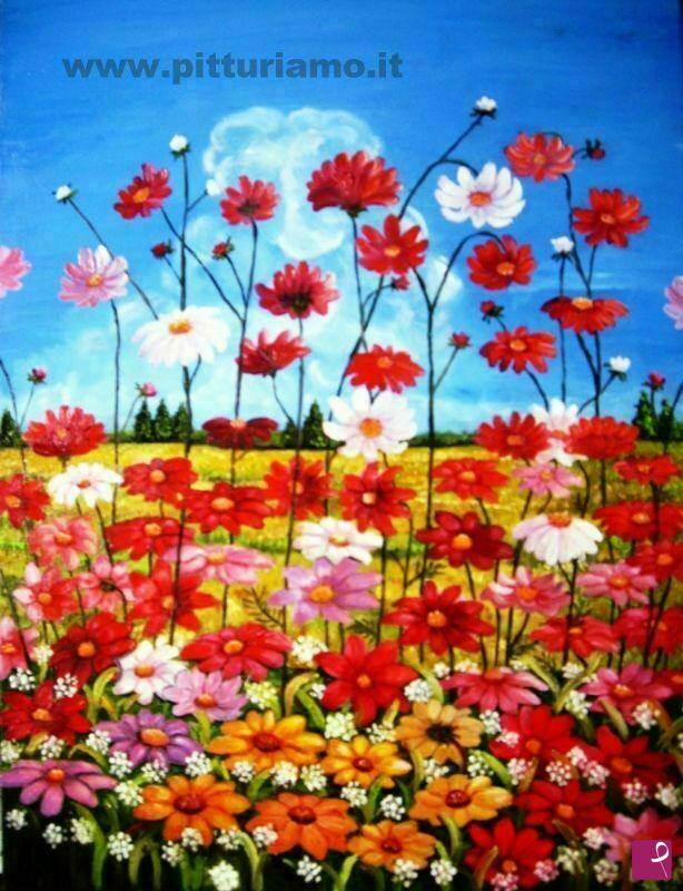 quadri in vendita online - FANTASIA DI FIORI