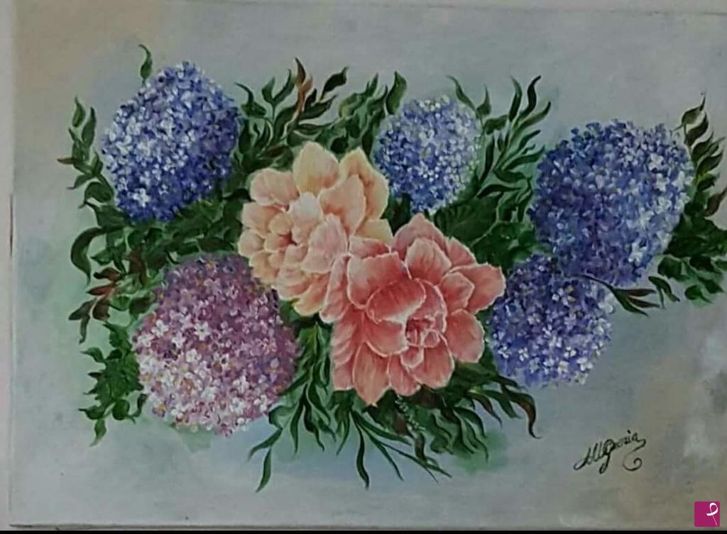 quadri in vendita online - Fantasia floreale