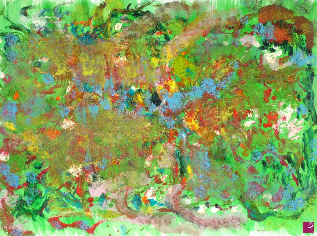 quadri in vendita online - Fantasia in verde 1