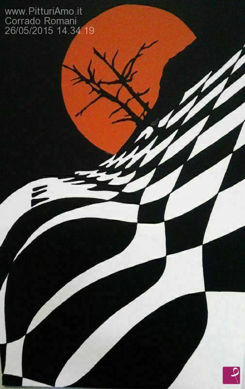quadri in vendita online - Fantasia Notturno