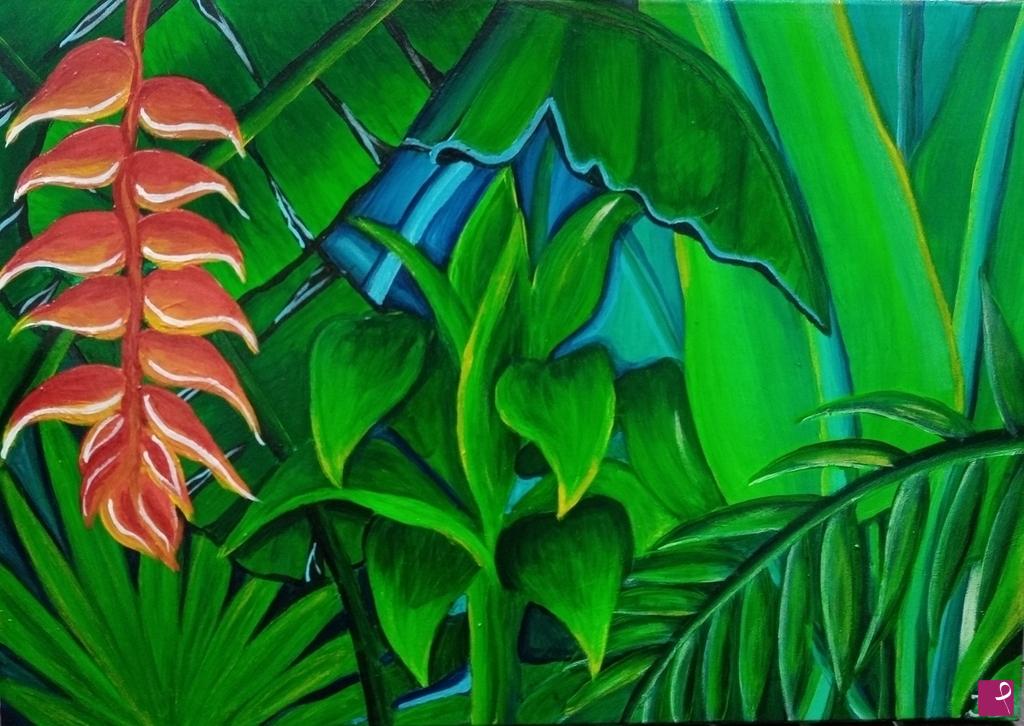 quadri in vendita online - Fantasia tropicale 