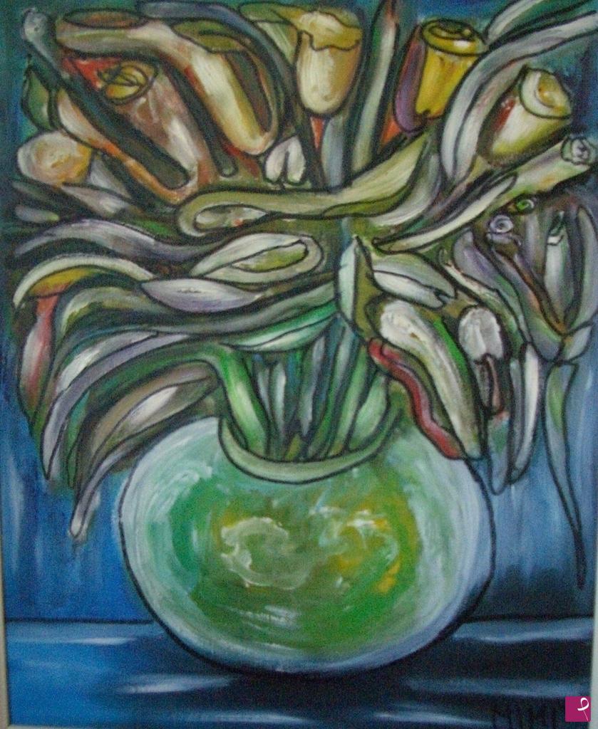 quadri in vendita online - Fantasmagoria di fiori