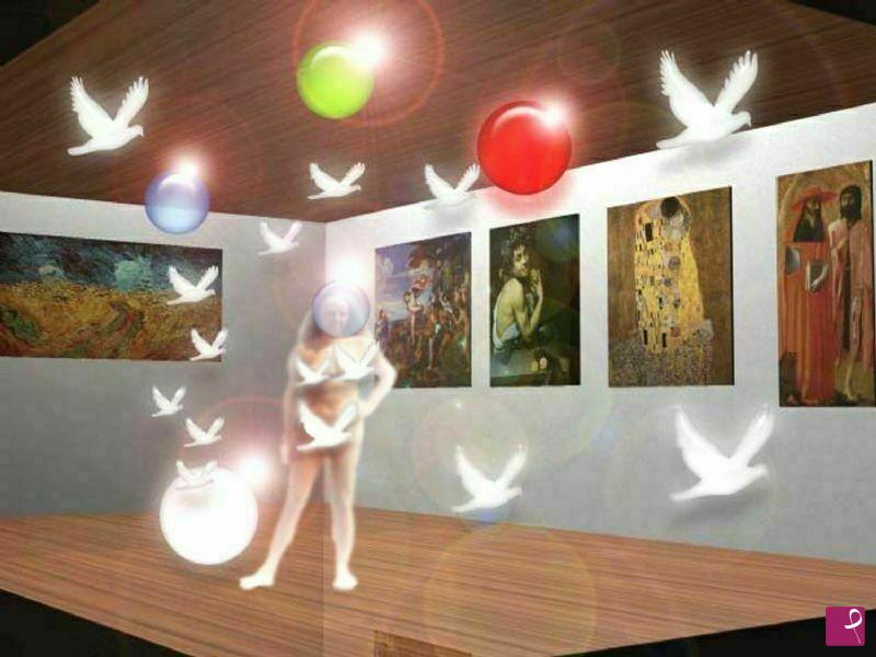 quadri in vendita online - Fantasmi in galleria